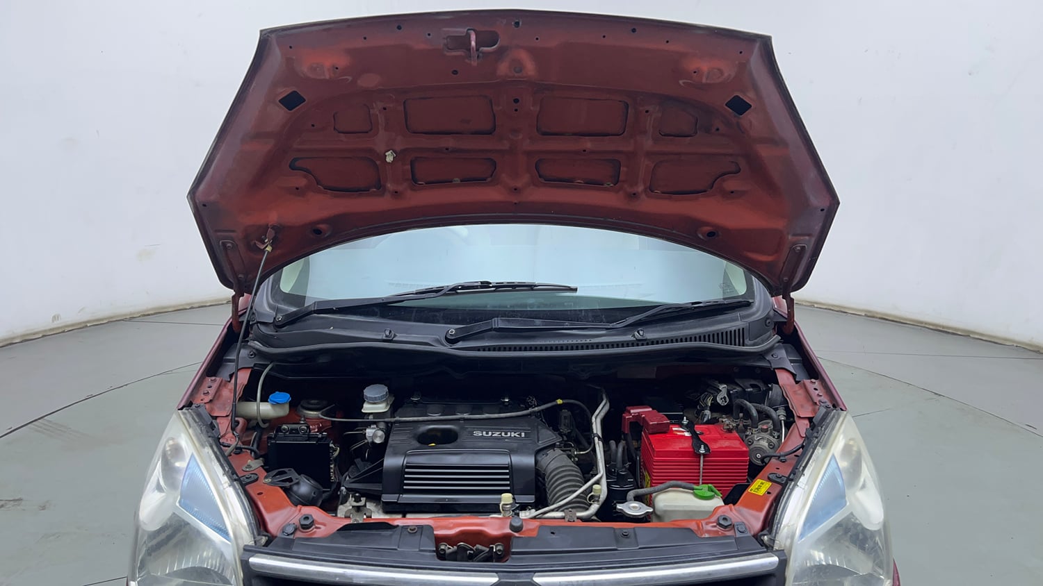 Used 2012 Maruti Suzuki Wagon R 1.0 LXi CNG Cng Manual engine ENGINE & BONNET OPEN FRONT VIEW