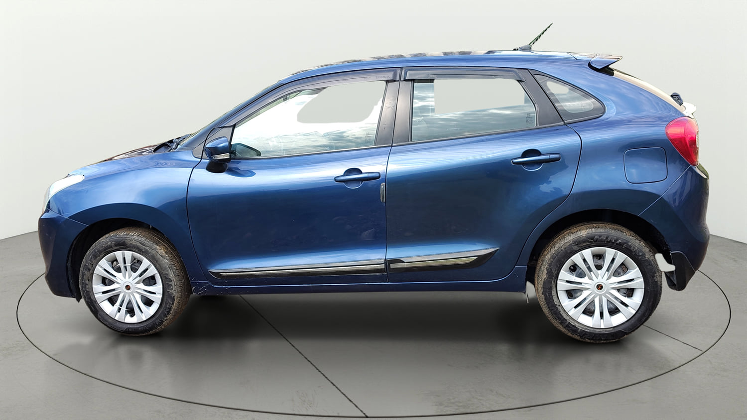 Used 2018 Maruti Suzuki Baleno Delta 1.2 Petrol Manual exterior LEFT SIDE VIEW