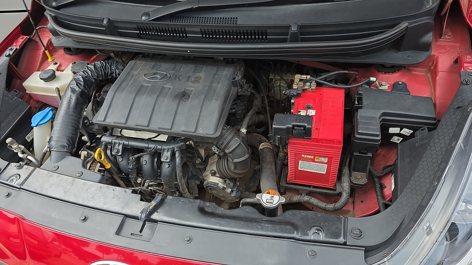 Used 2020 Hyundai Grand i10 Nios Asta 1.2 Kappa VTVT Petrol Manual engine ENGINE LEFT SIDE VIEW