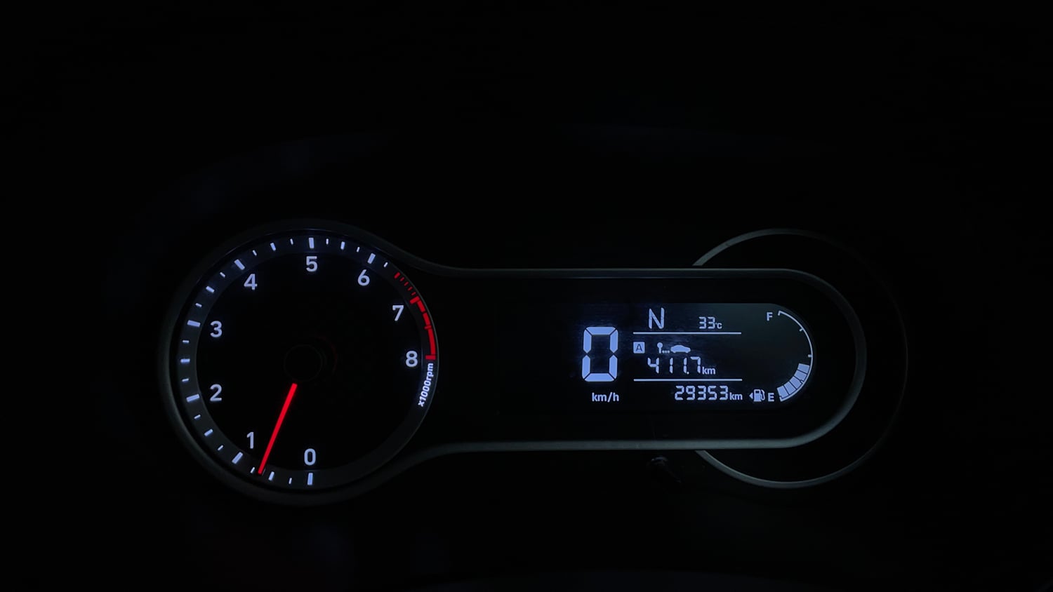 Used 2022 Hyundai Grand i10 Nios Asta AMT 1.2 Kappa VTVT Petrol Automatic interior CLUSTERMETER VIEW
