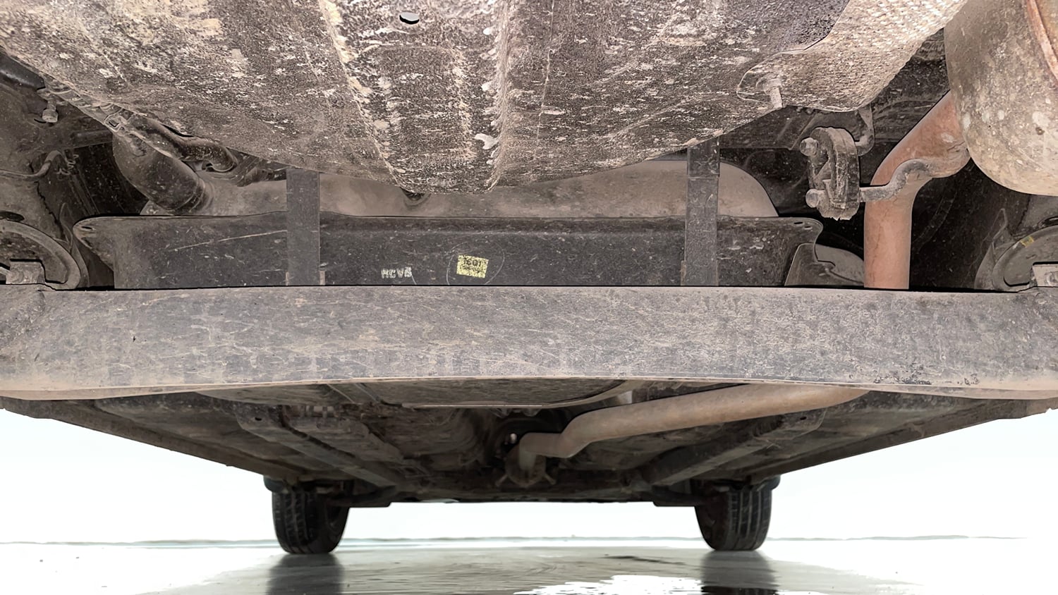 Used 2022 Hyundai Grand i10 Nios Magna 1.2 Kappa VTVT Petrol Manual extra REAR UNDERBODY VIEW (TAKEN FROM REAR)