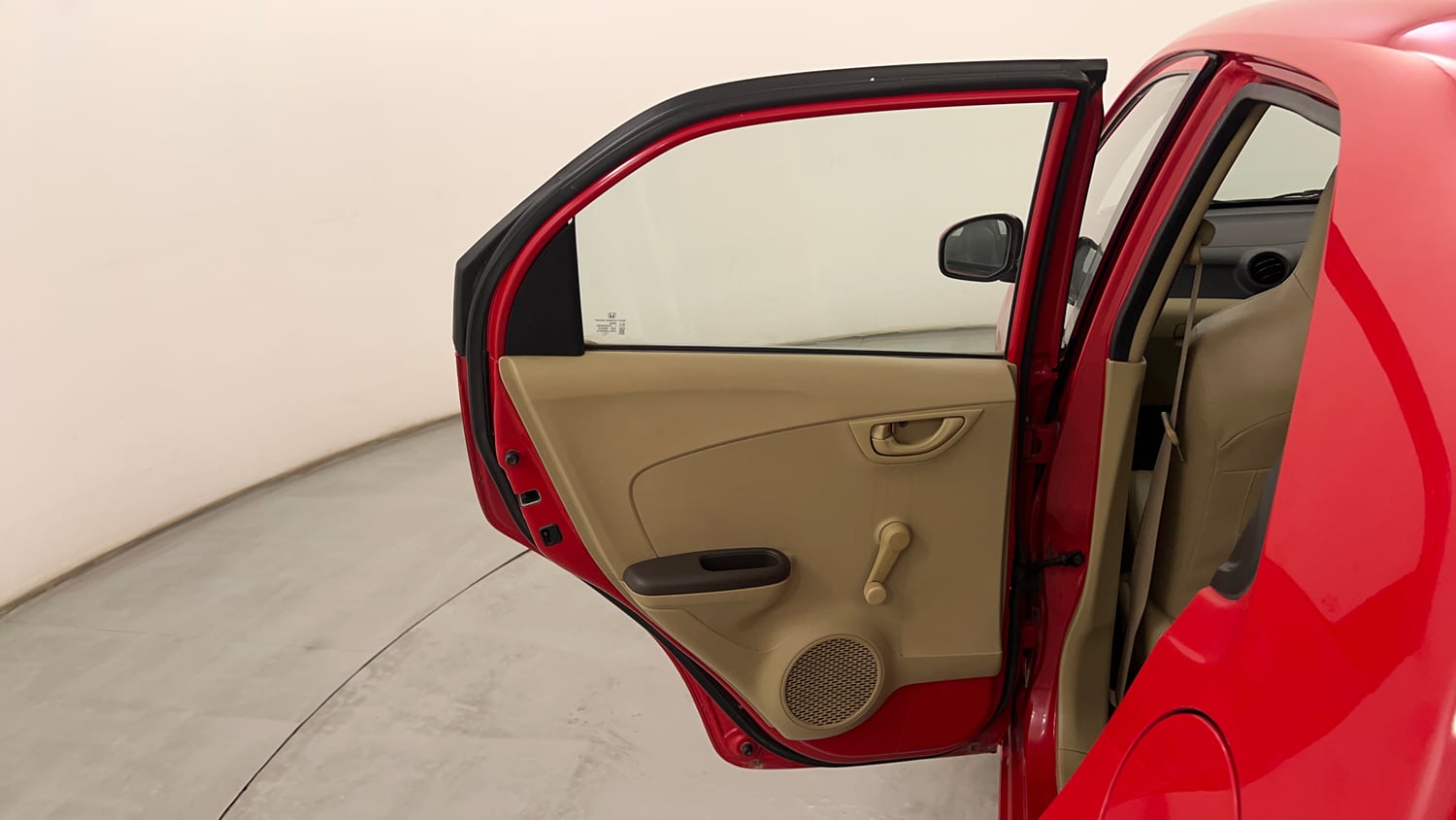 Used 2014 Honda Brio EX MT Petrol Manual interior LEFT REAR DOOR OPEN VIEW
