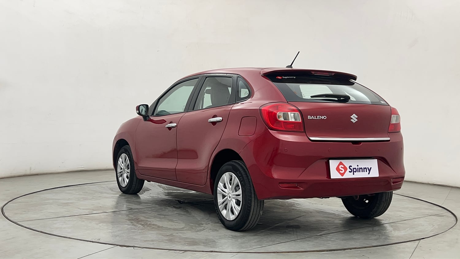 Used 2019 Maruti Suzuki Baleno Delta Petrol Manual exterior LEFT REAR CORNER VIEW