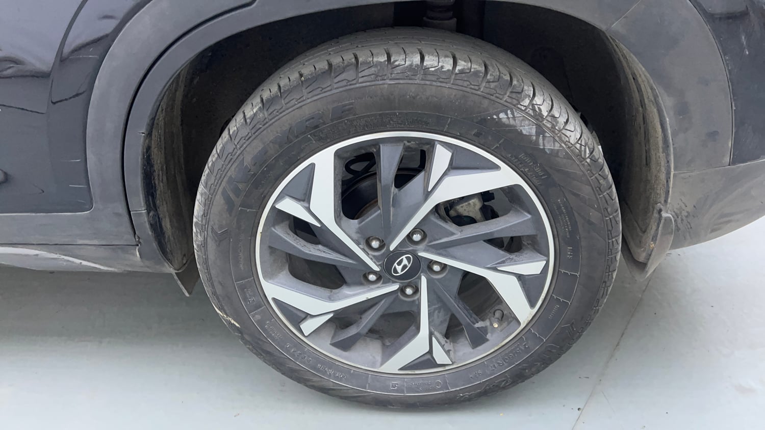 Used 2020 Hyundai Creta SX (O) 1.5 Petrol IVT Petrol Automatic tyres LEFT REAR TYRE RIM VIEW