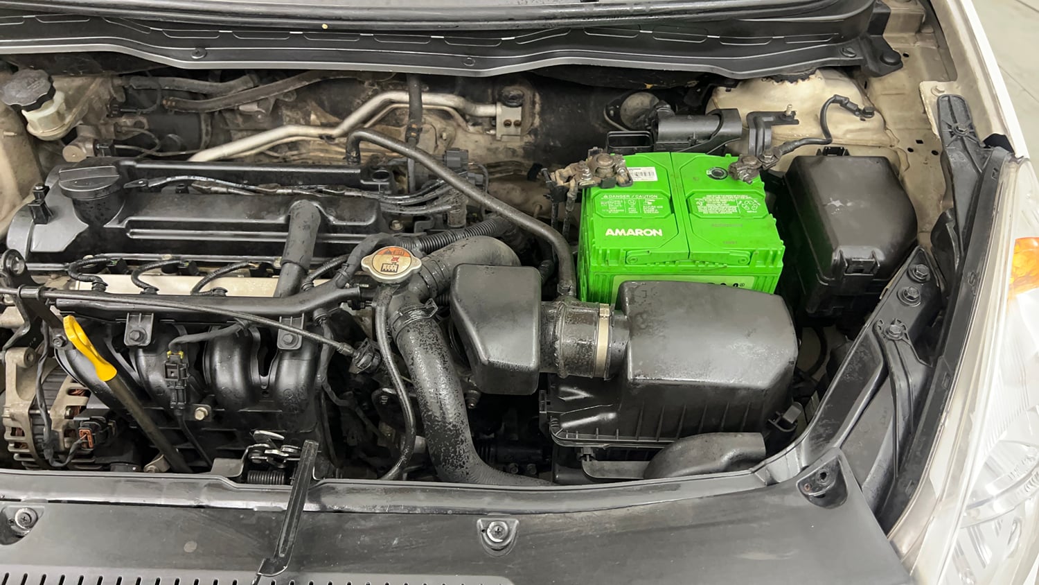 Used 2012 Hyundai i20 Sportz 1.2 BS-IV Petrol Manual engine ENGINE LEFT SIDE VIEW