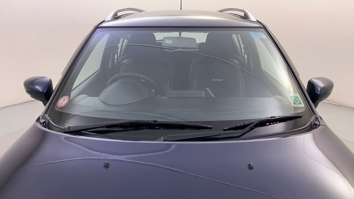 Used 2024 Maruti Suzuki Ignis Zeta 1.2 AMT Petrol Automatic exterior FRONT WINDSHIELD VIEW