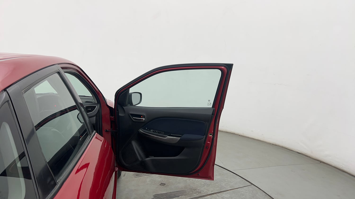 Used 2019 Maruti Suzuki Baleno Delta Petrol Manual interior RIGHT FRONT DOOR OPEN VIEW