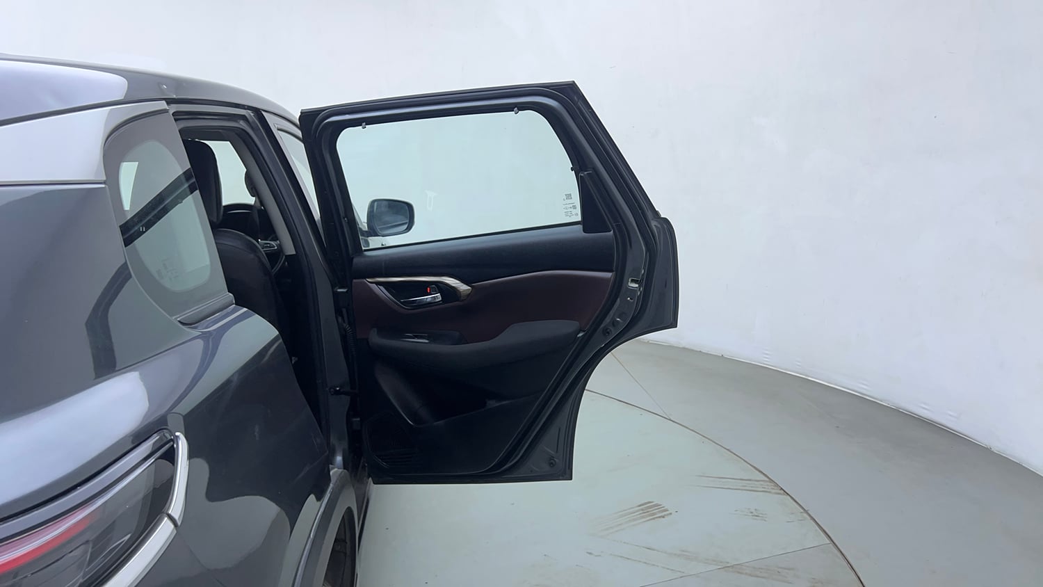 Used 2023 Maruti Suzuki Grand Vitara Delta Smart Hybrid AT Petrol Automatic interior RIGHT REAR DOOR OPEN VIEW