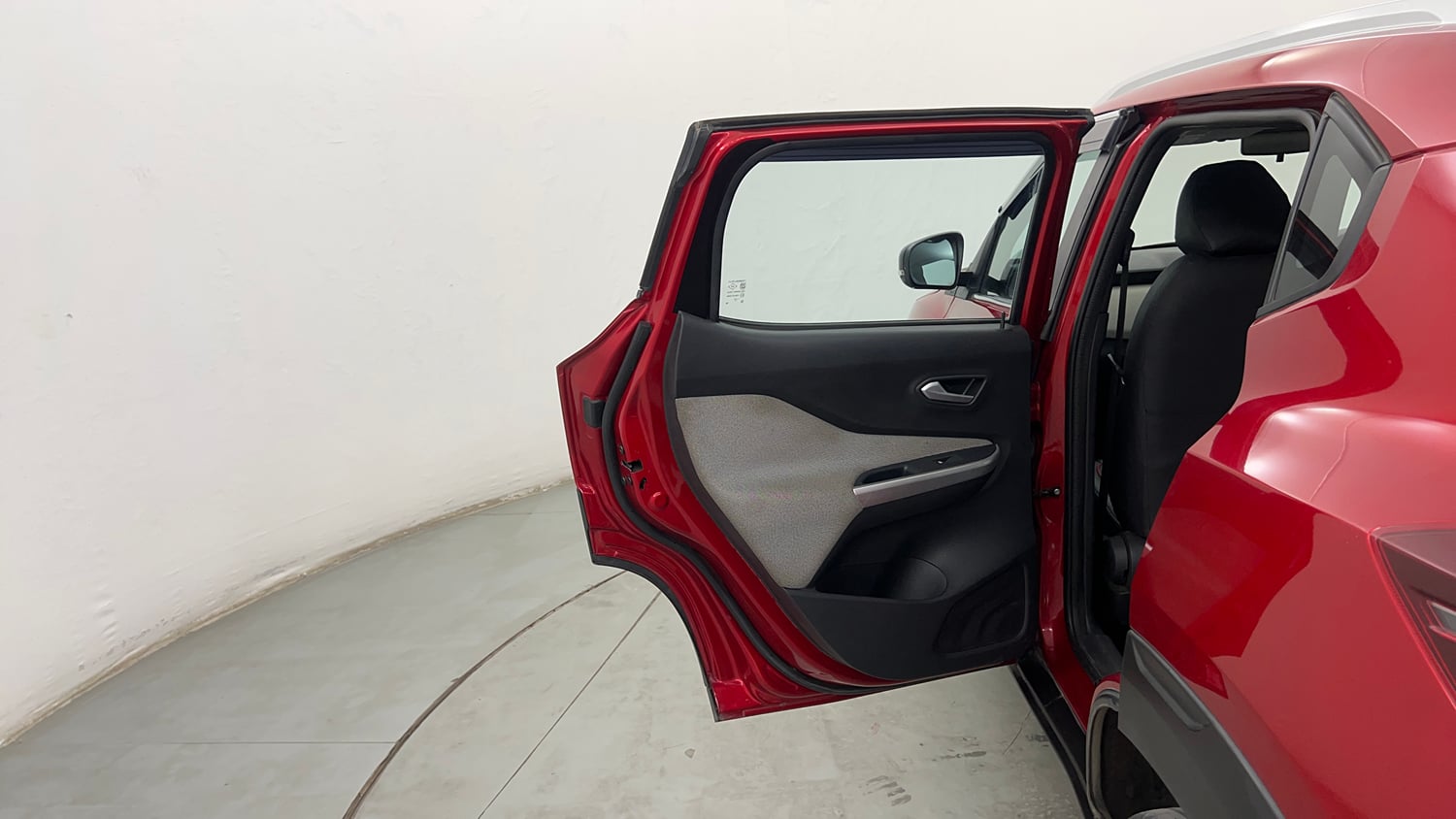 Used 2022 Nissan Magnite XV Executive Petrol Manual interior LEFT REAR DOOR OPEN VIEW