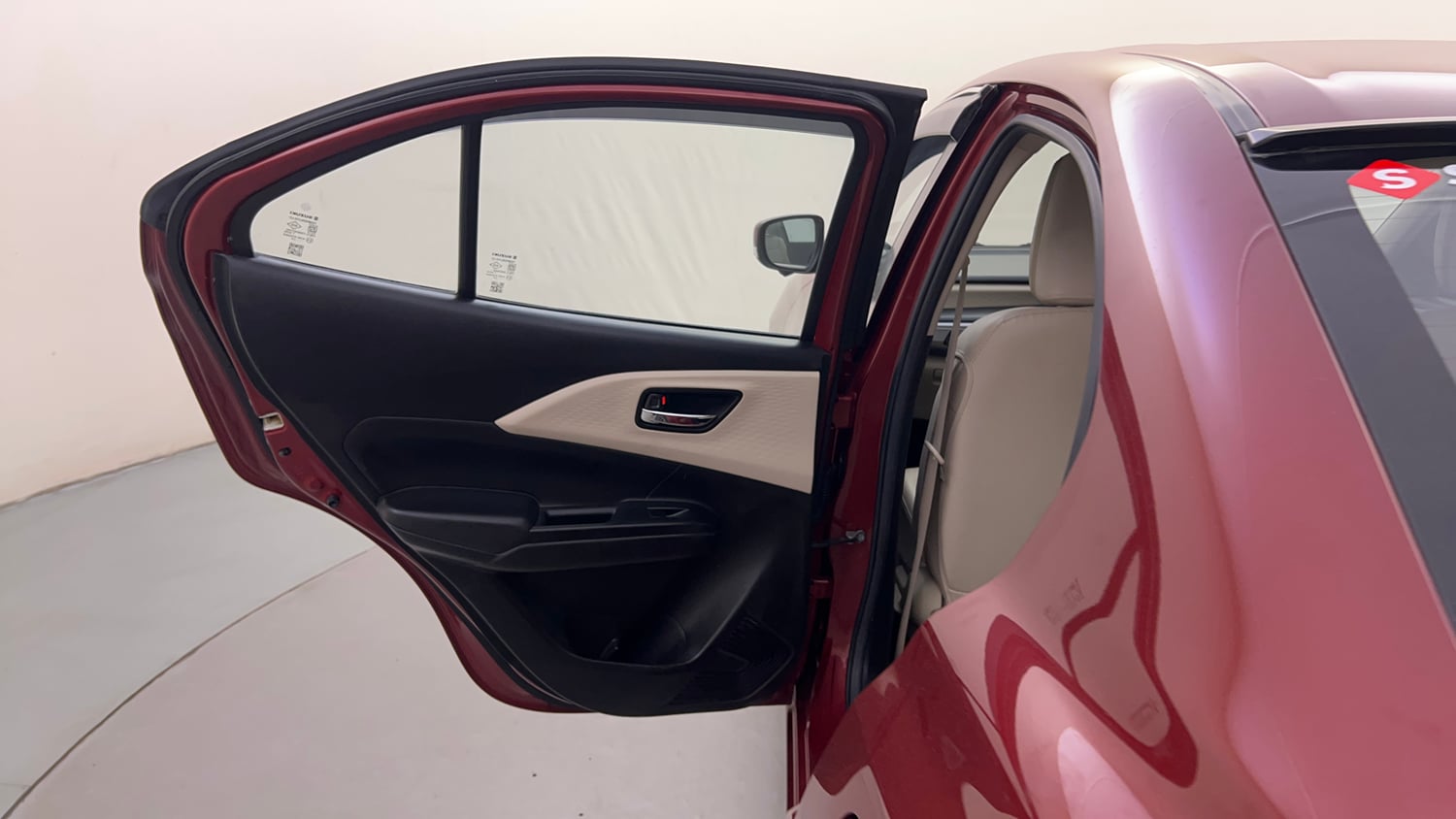 Used 2025 Maruti Suzuki Dzire ZXi Plus Petrol Manual interior LEFT REAR DOOR OPEN VIEW