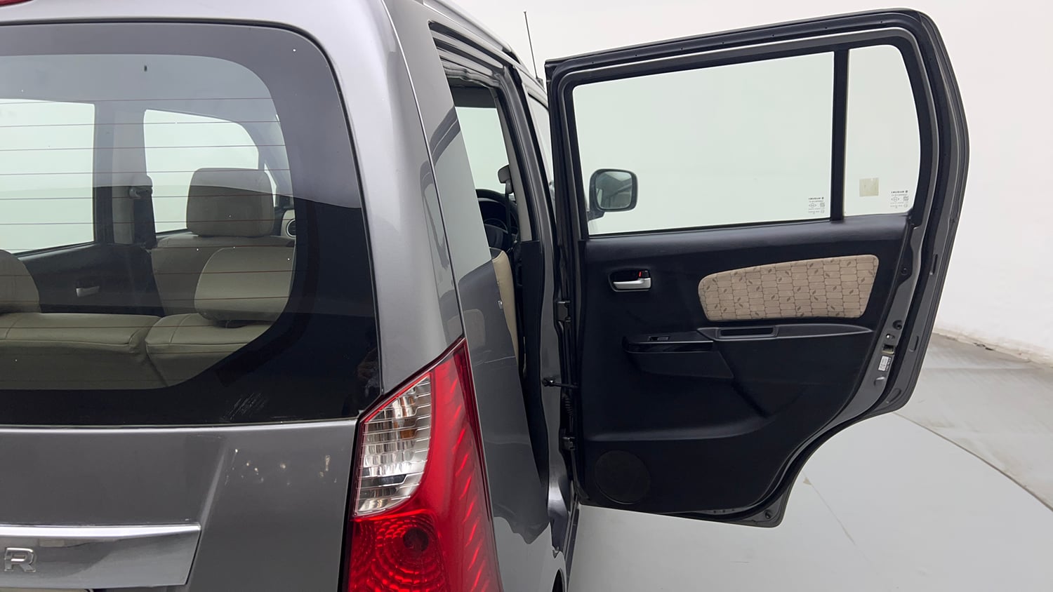 Used 2018 Maruti Suzuki Wagon R VXI Petrol Manual interior RIGHT REAR DOOR OPEN VIEW