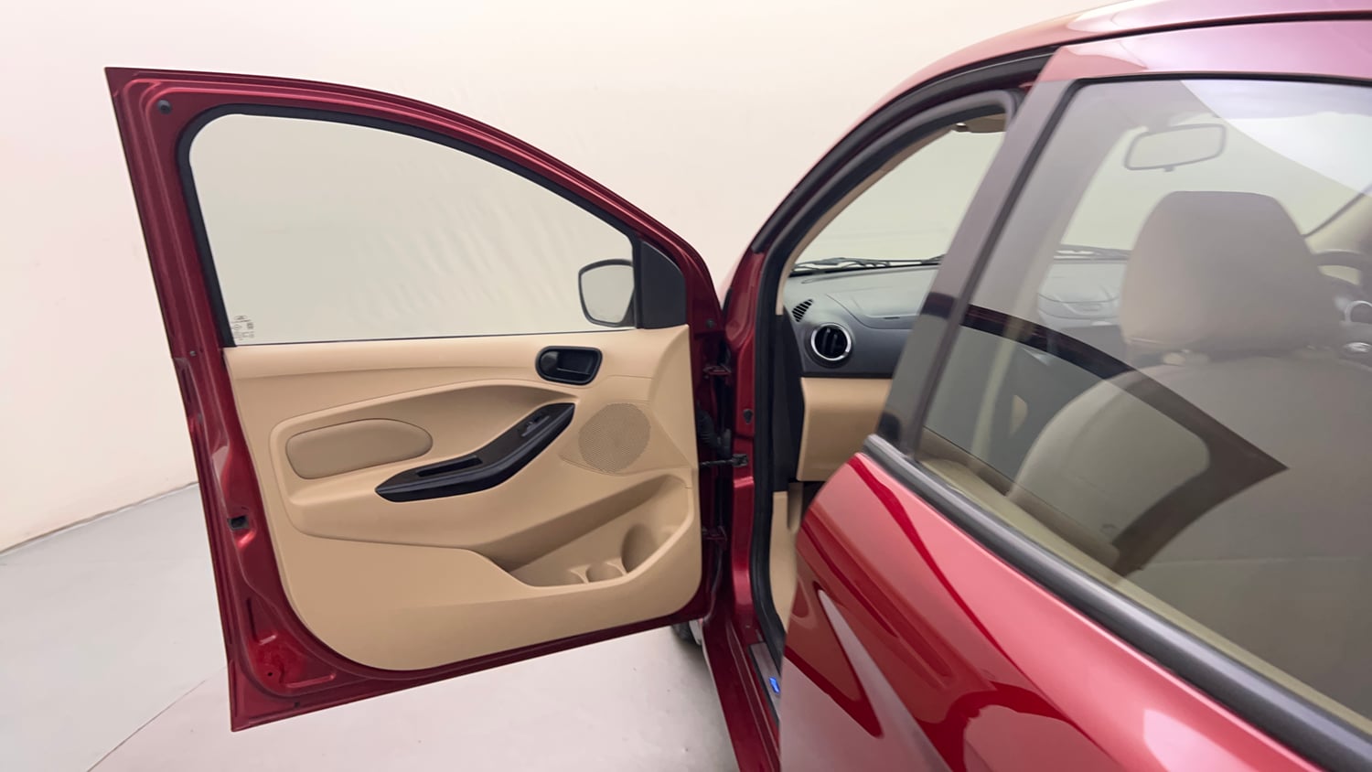 Used 2016 Ford Figo Aspire Titanium1.5 TDCi Diesel Manual interior LEFT FRONT DOOR OPEN VIEW