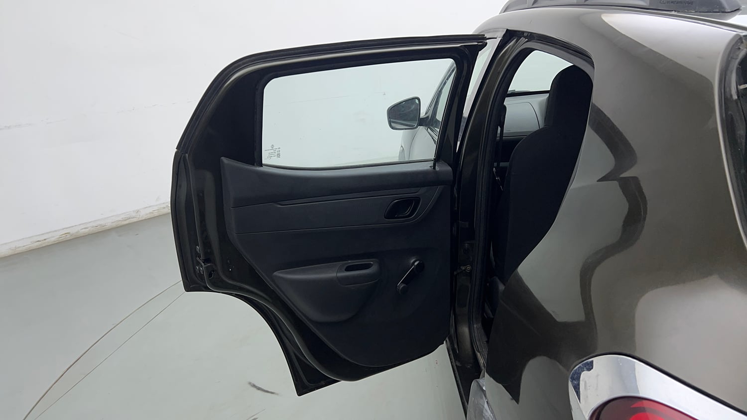 Used 2016 Renault Kwid RXT Petrol Manual interior LEFT REAR DOOR OPEN VIEW