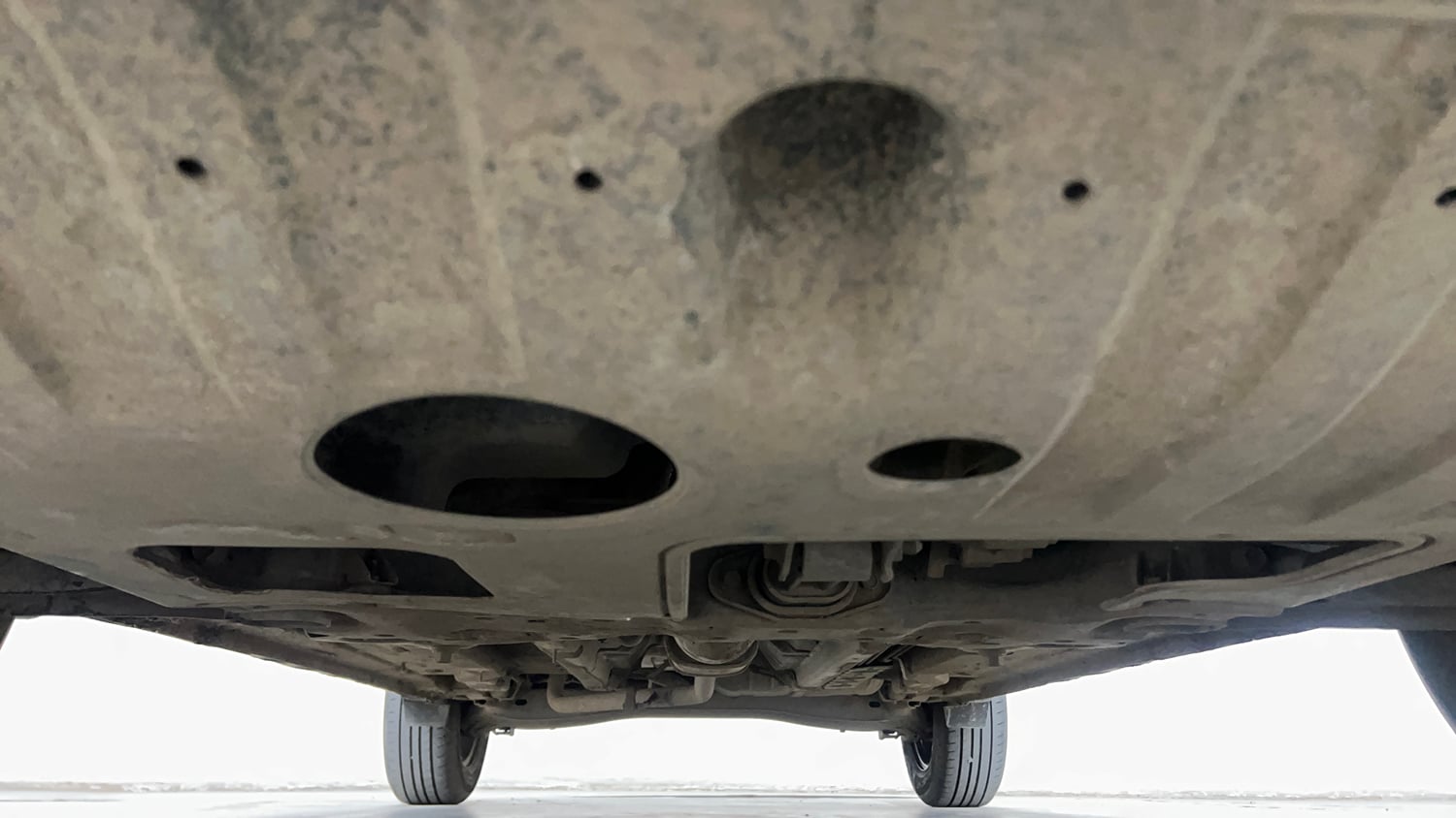 Used 2022 Hyundai Creta EX 1.5 Petrol Petrol Manual extra FRONT LEFT UNDERBODY VIEW
