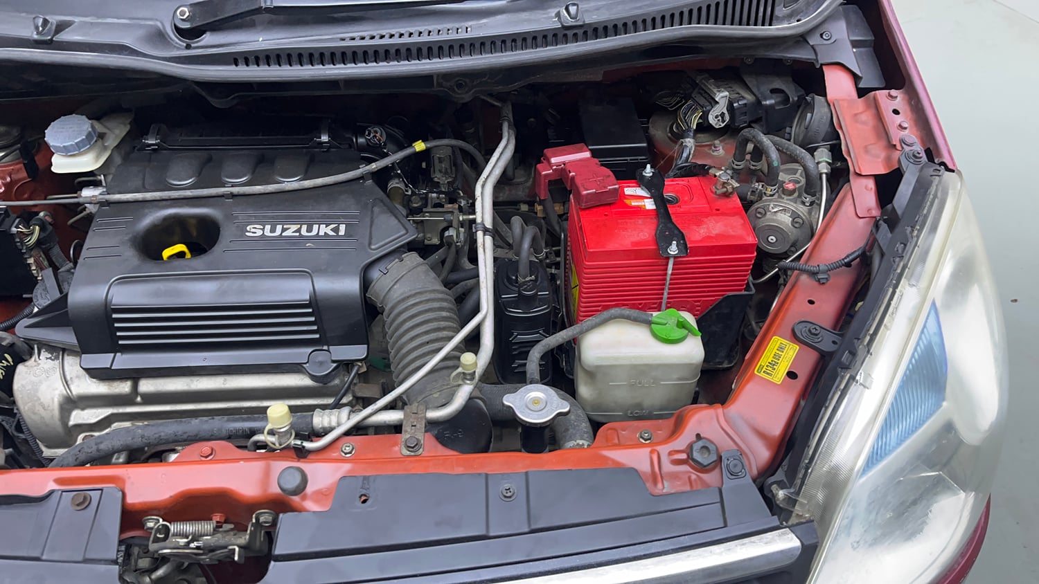 Used 2012 Maruti Suzuki Wagon R 1.0 LXi CNG Cng Manual engine ENGINE LEFT SIDE VIEW