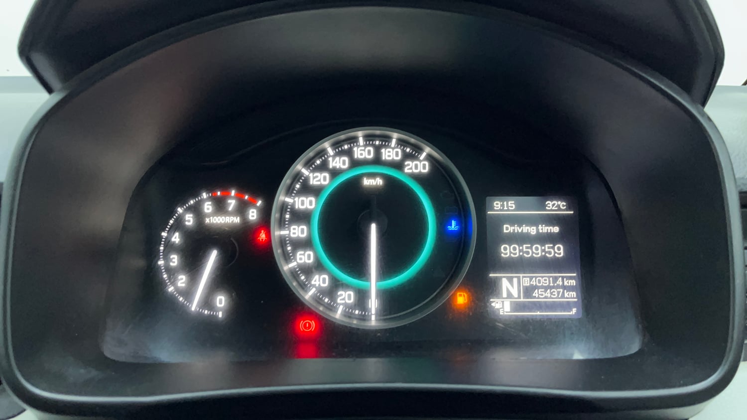 Used 2022 Maruti Suzuki Ignis Delta 1.2 AMT Petrol Automatic interior CLUSTERMETER VIEW