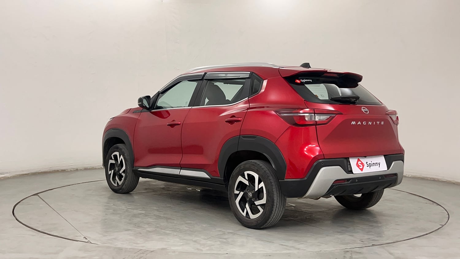 Used 2022 Nissan Magnite XV Executive Petrol Manual exterior LEFT REAR CORNER VIEW
