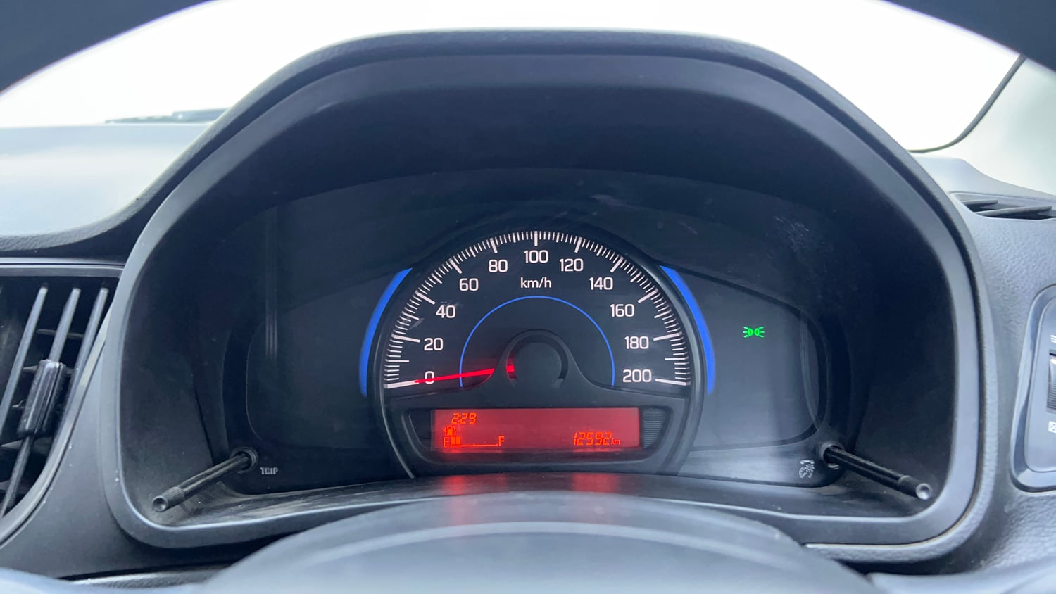 Used 2021 Maruti Suzuki Baleno Sigma Petrol Manual interior CLUSTERMETER VIEW