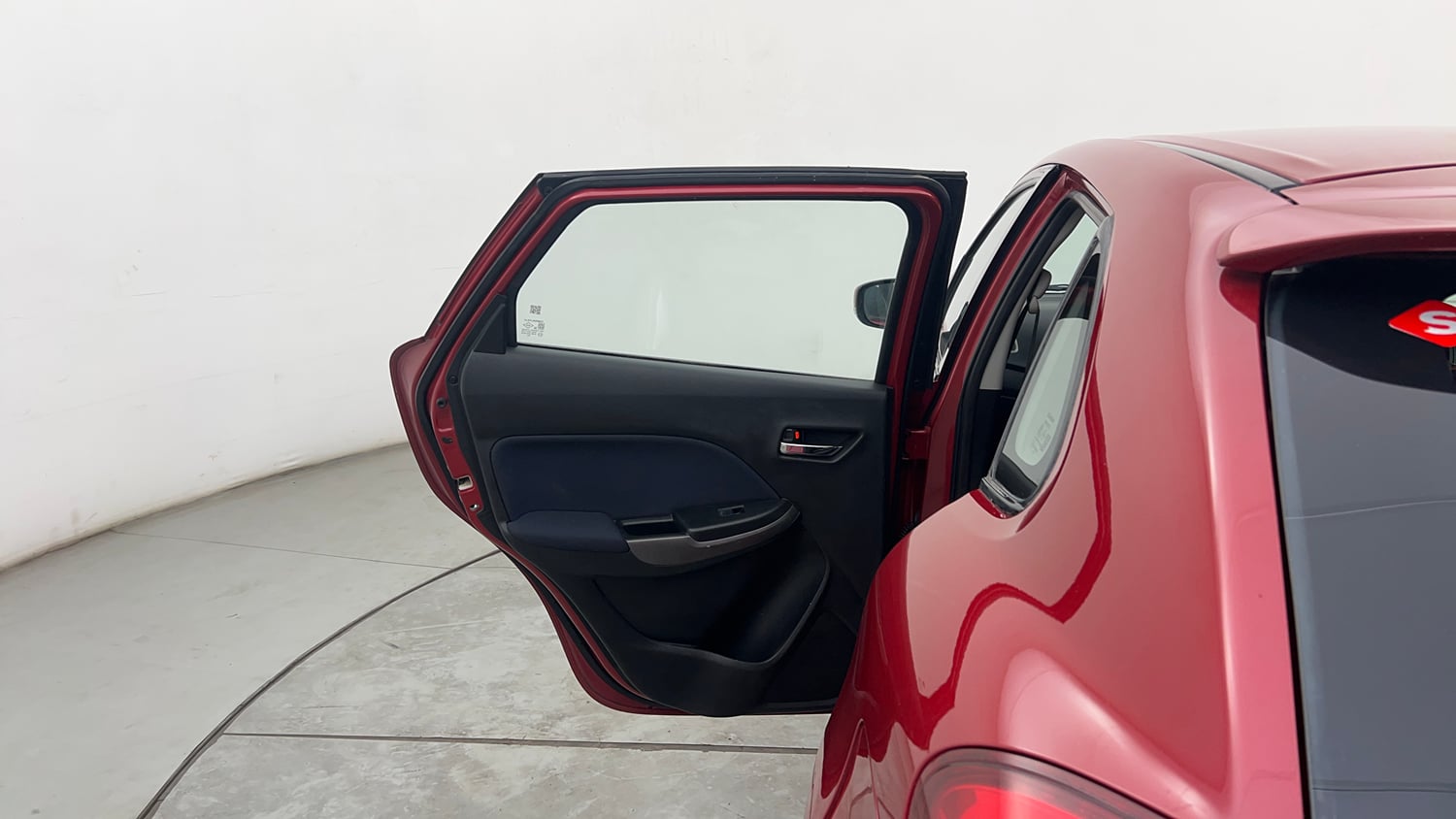 Used 2019 Maruti Suzuki Baleno Delta Petrol Manual interior LEFT REAR DOOR OPEN VIEW