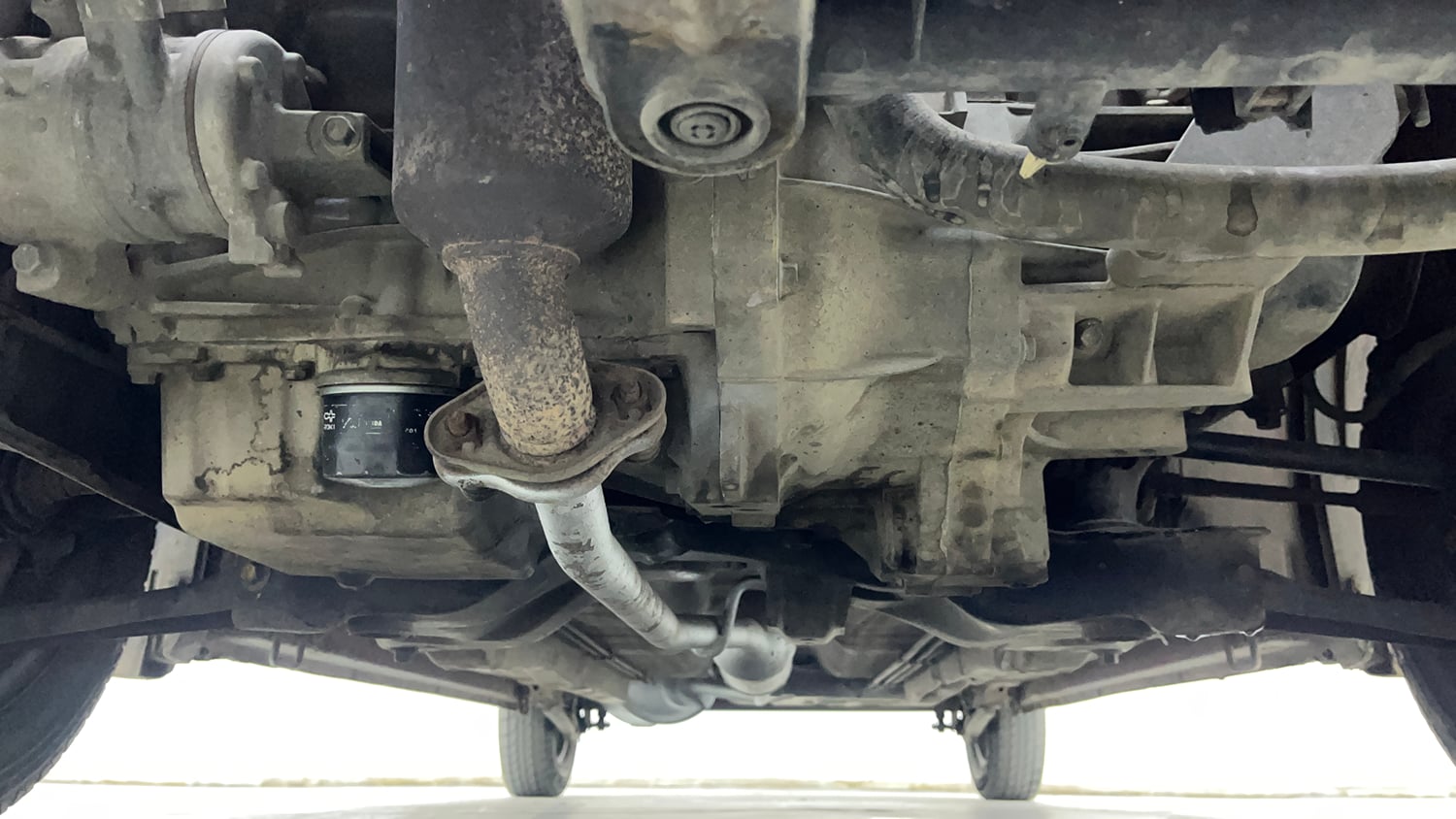 Used 2012 Maruti Suzuki Wagon R 1.0 LXi CNG Cng Manual extra FRONT LEFT UNDERBODY VIEW