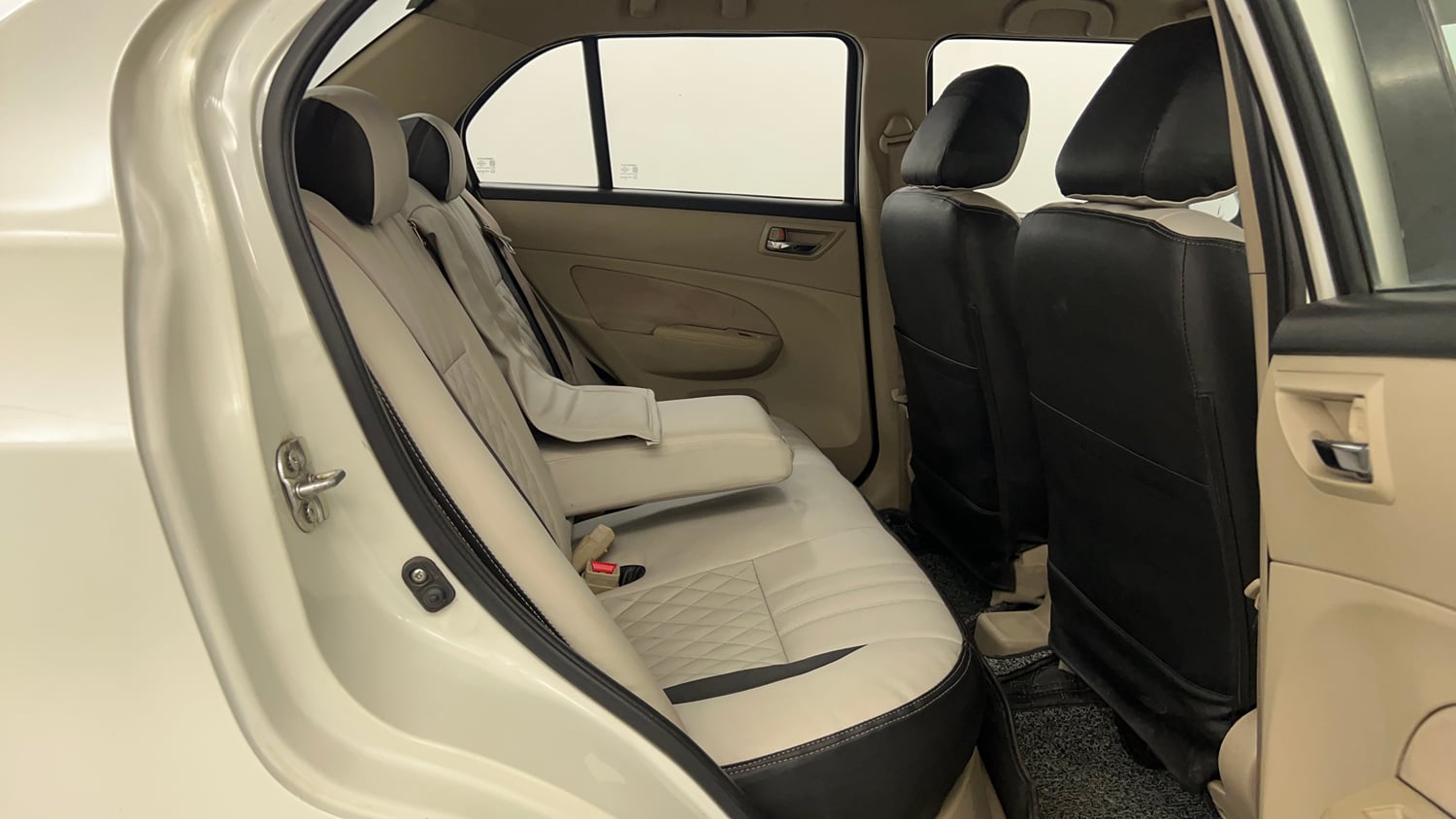 Used 2012 Maruti Suzuki Swift Dzire VXI Petrol Manual interior RIGHT SIDE REAR DOOR CABIN VIEW