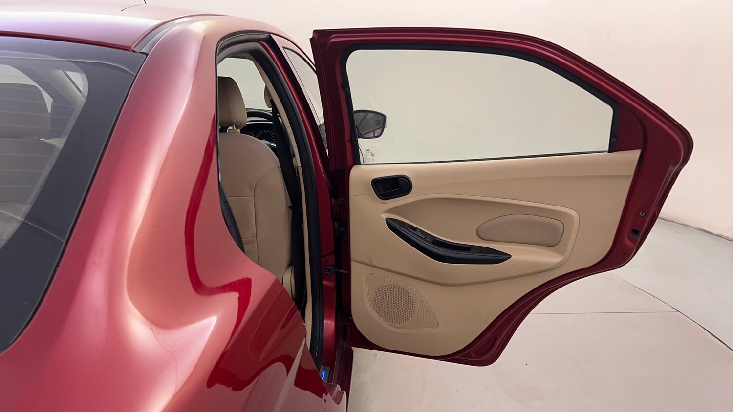 Used 2016 Ford Figo Aspire Titanium1.5 TDCi Diesel Manual interior RIGHT REAR DOOR OPEN VIEW