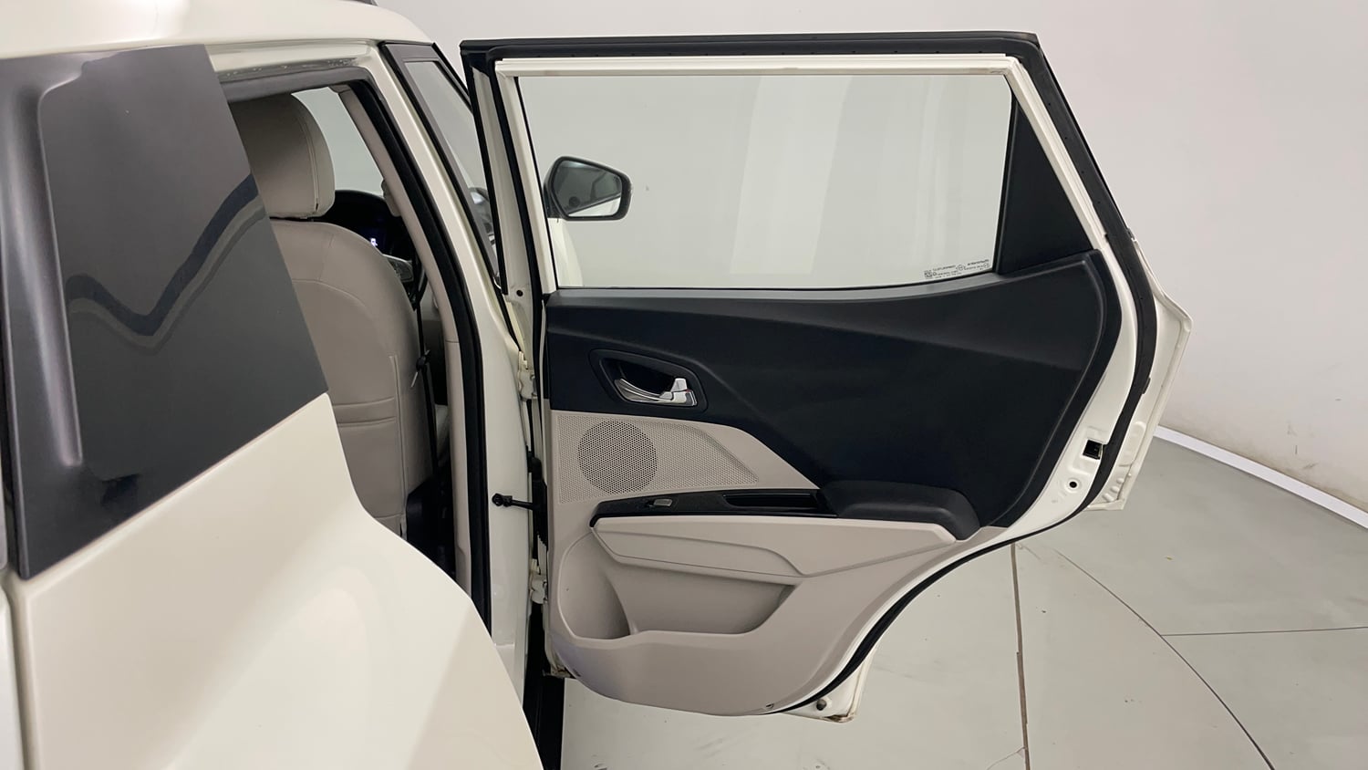 Used 2021 Mahindra XUV 300 W8 1.2 Petrol Petrol Manual interior RIGHT REAR DOOR OPEN VIEW