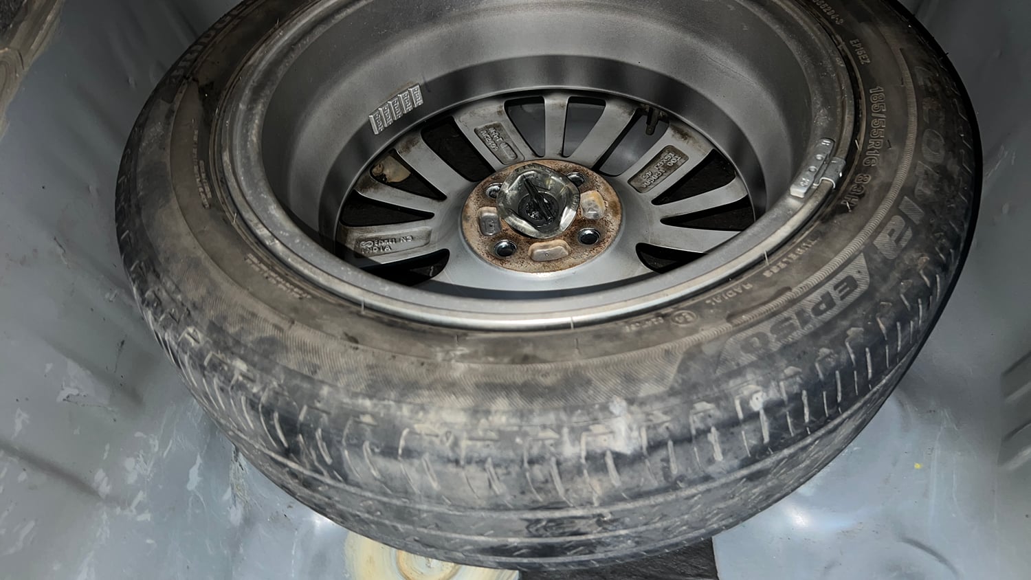 Used 2022 Honda City ZX CVT Petrol Petrol Automatic tyres SPARE TYRE VIEW