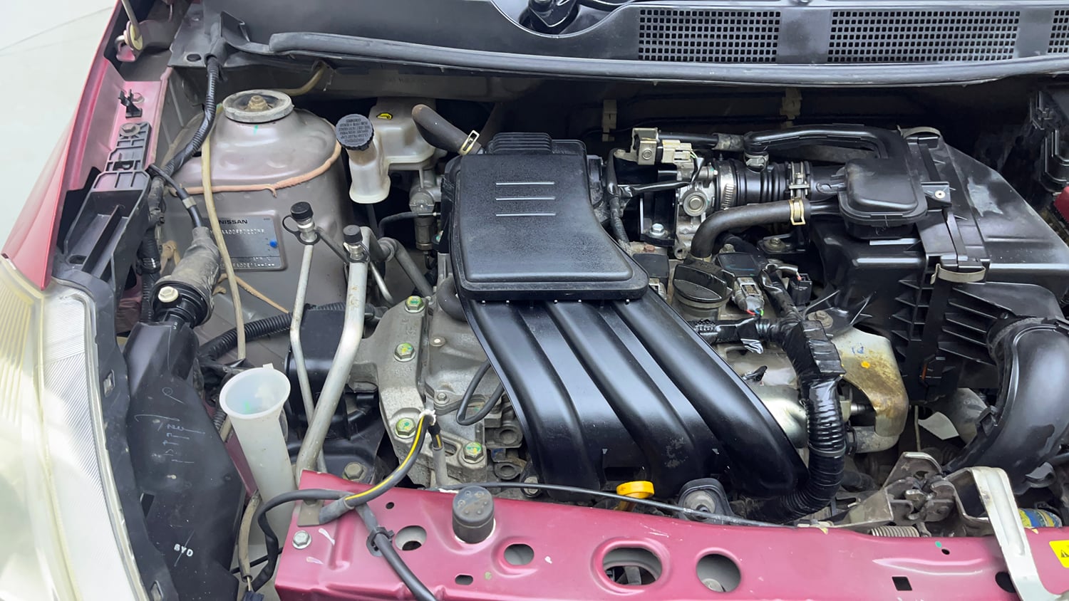 Used 2016 Datsun GO T Petrol Manual engine ENGINE RIGHT SIDE VIEW