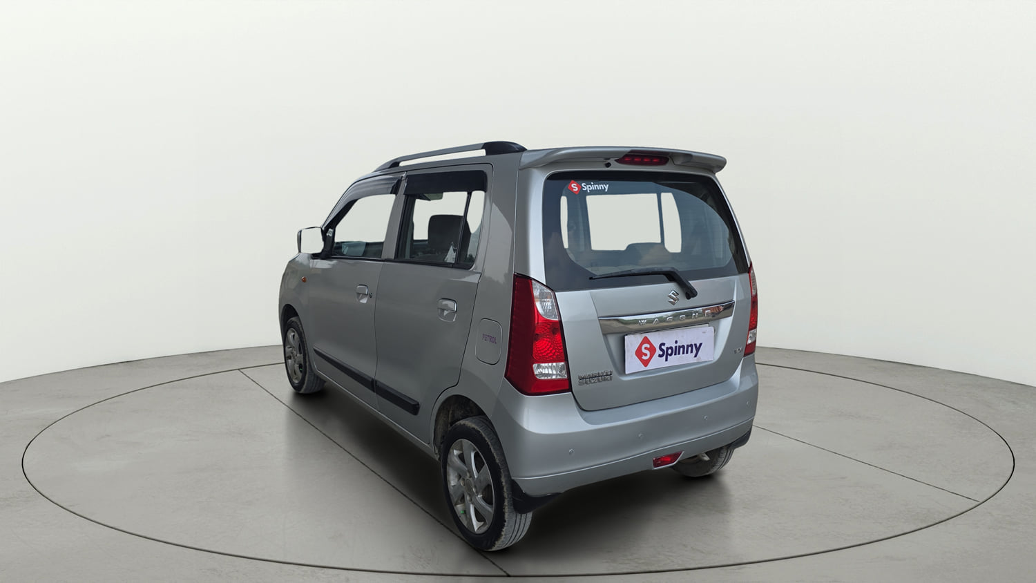 Used 2015 Maruti Suzuki Wagon R VXI Petrol Manual exterior LEFT REAR CORNER VIEW