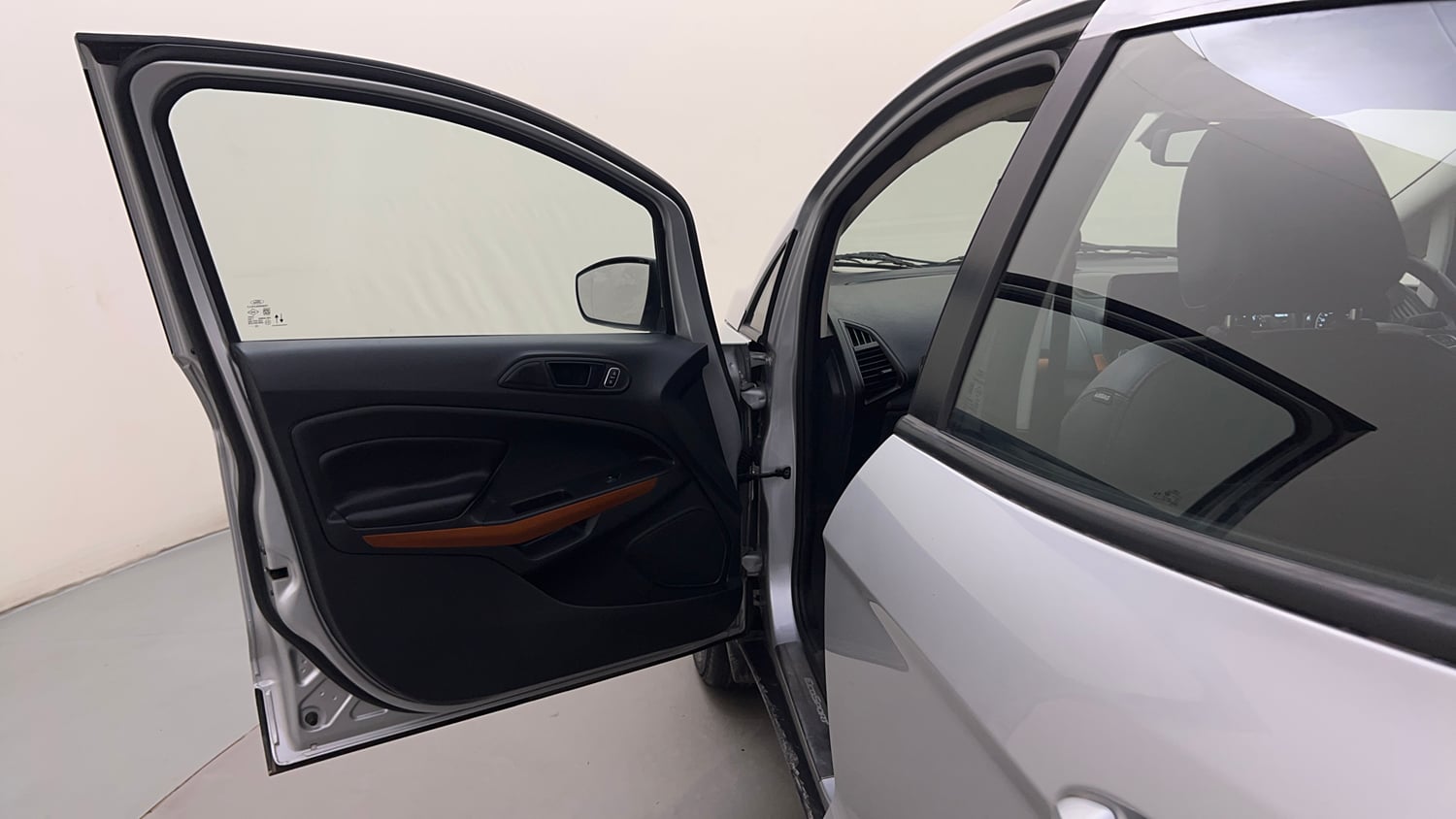 Used 2021 Ford EcoSport S MT 1.5 Ti-VCT Petrol Manual interior LEFT FRONT DOOR OPEN VIEW
