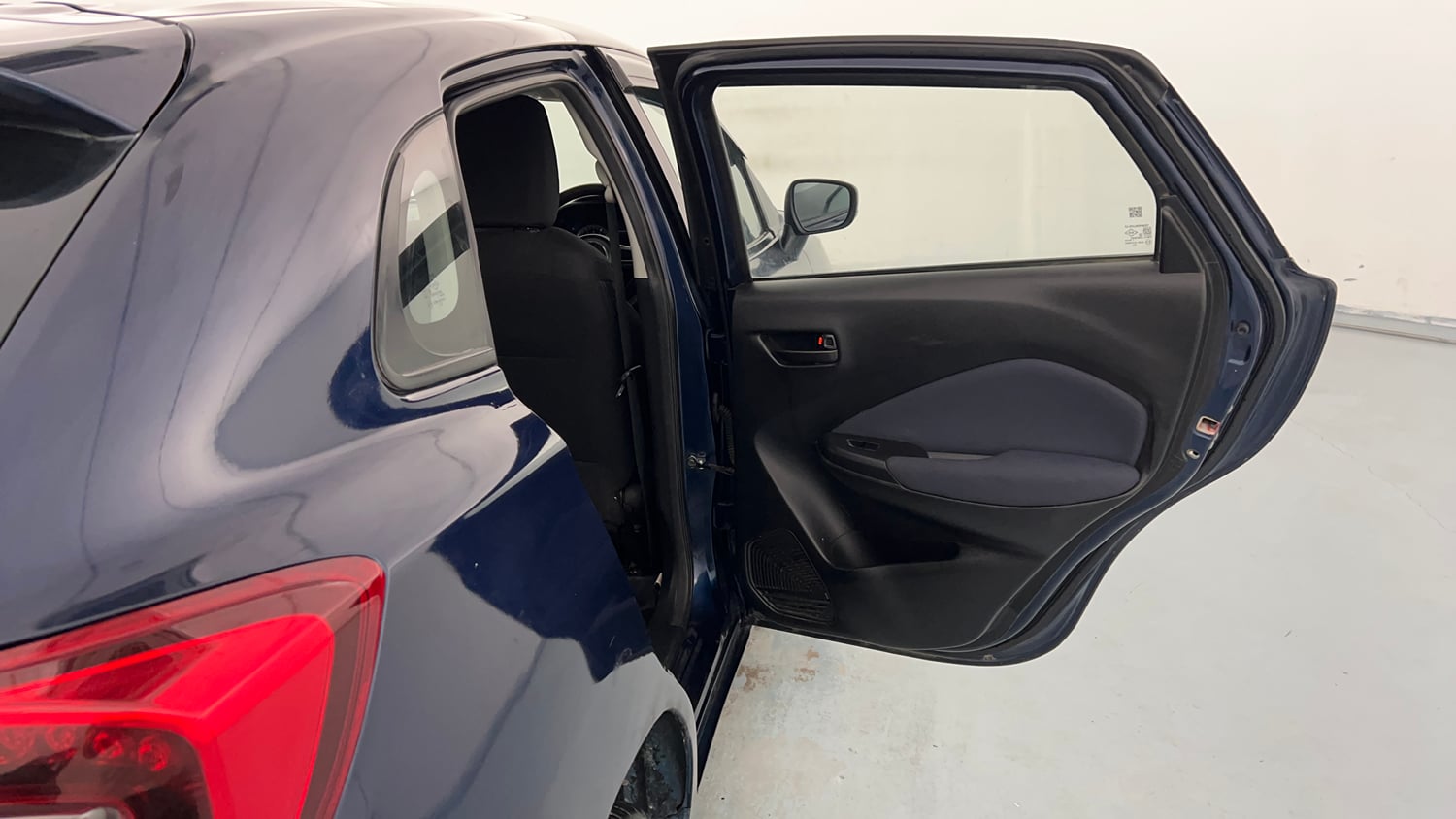 Used 2023 Maruti Suzuki Baleno Delta AGS Petrol Automatic interior RIGHT REAR DOOR OPEN VIEW