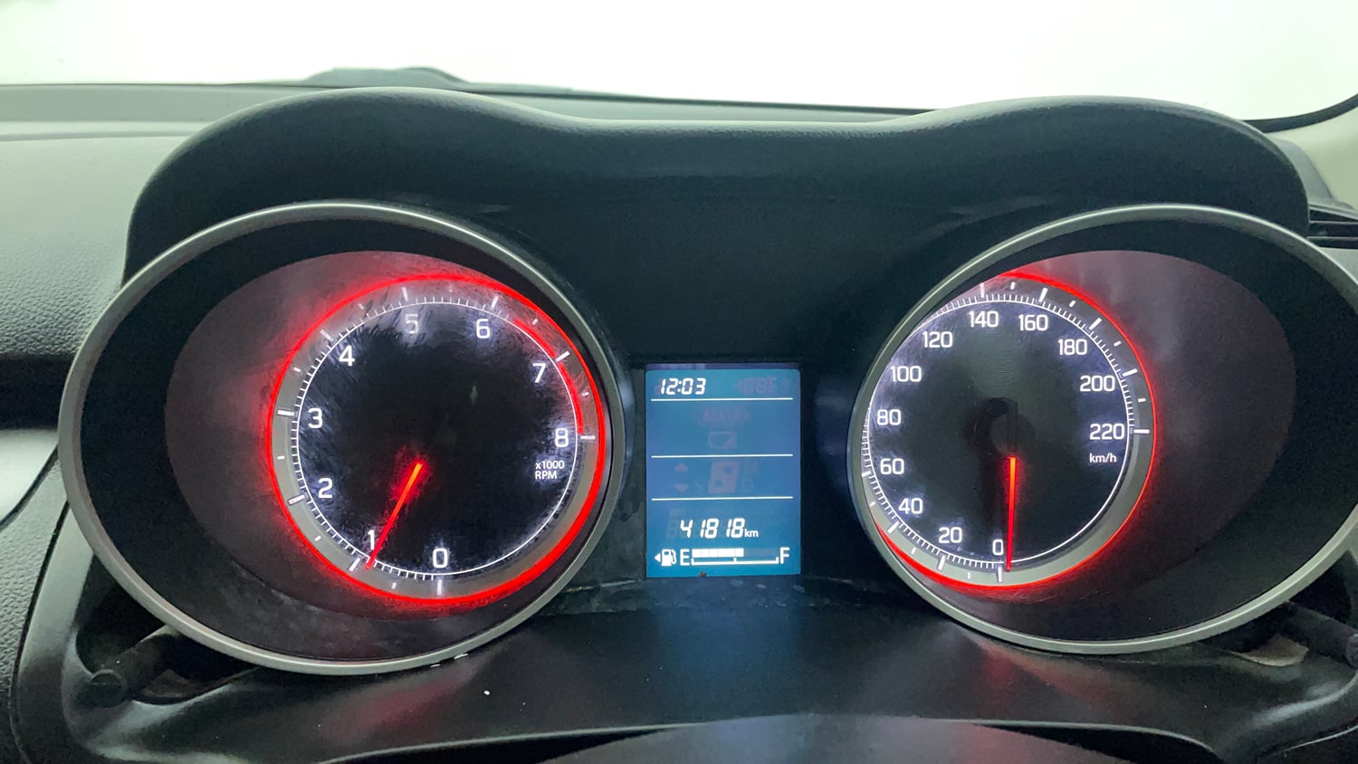 Used 2022 Maruti Suzuki Swift VXi Petrol Manual interior CLUSTERMETER VIEW
