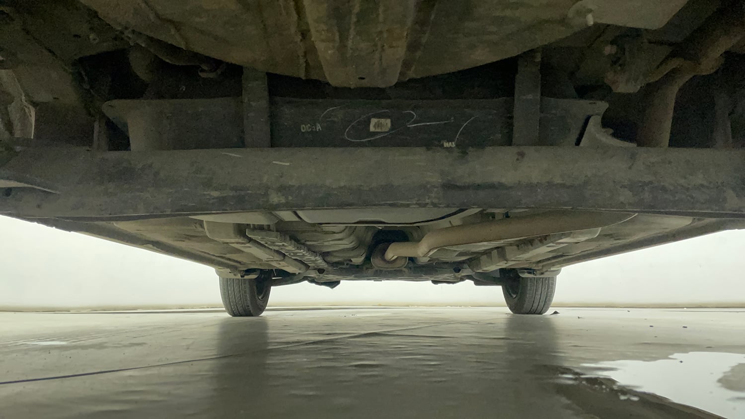 Used 2019 Hyundai Grand i10 Magna 1.2 Kappa VTVT Petrol Manual extra REAR UNDERBODY VIEW (TAKEN FROM REAR)