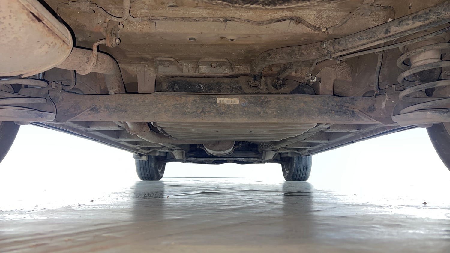 Used 2020 MG Motors Hector Sharp 1.5 DCT Petrol Petrol Automatic extra REAR UNDERBODY VIEW (TAKEN FROM REAR)