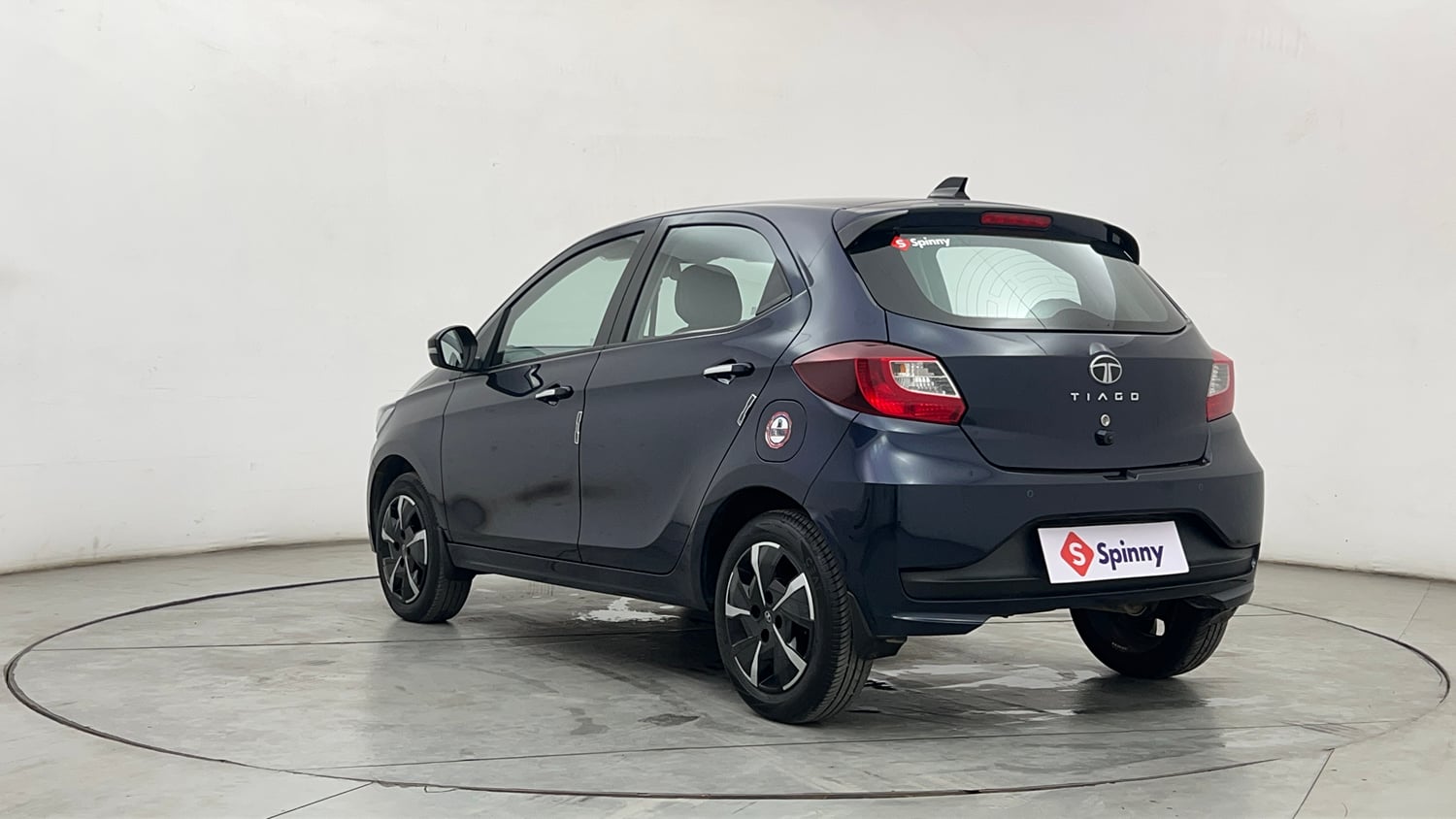 Used 2025 Tata Tiago XZA Petrol Automatic exterior LEFT REAR CORNER VIEW