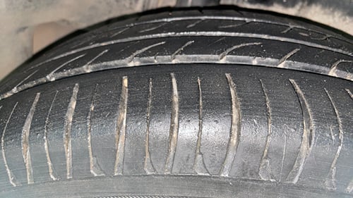 Used 2017 Maruti Suzuki Ciaz Sigma 1.4 MT Petrol Manual tyres RIGHT REAR TYRE TREAD VIEW