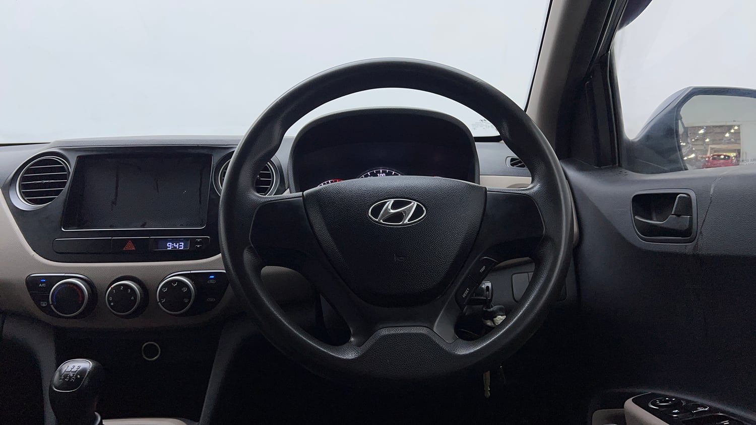 Used 2015 Hyundai Grand i10 Magna 1.2 Kappa VTVT Petrol Manual interior STEERING VIEW
