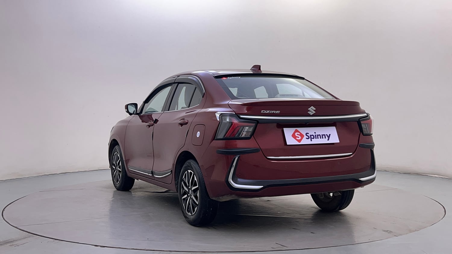 Used 2025 Maruti Suzuki Dzire ZXi Plus Petrol Manual exterior LEFT REAR CORNER VIEW