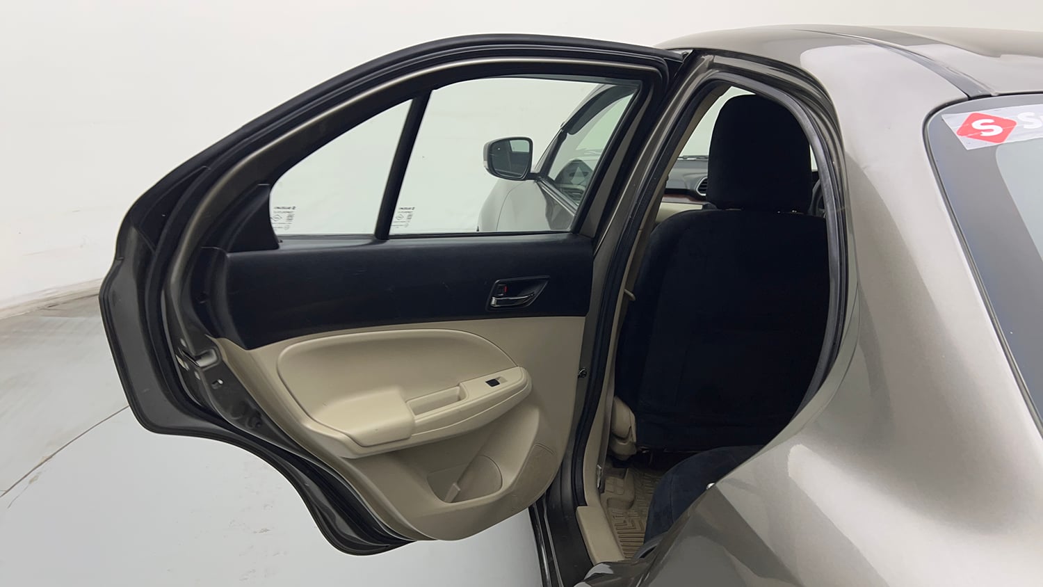 Used 2019 Maruti Suzuki Dzire VXi Petrol Manual interior LEFT REAR DOOR OPEN VIEW