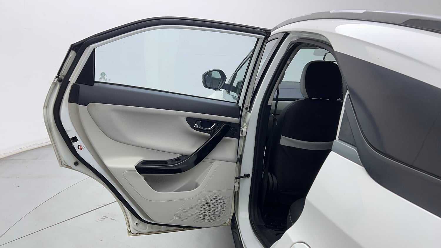 Used 2021 Tata Nexon XZA Plus Diesel Diesel Automatic interior LEFT REAR DOOR OPEN VIEW