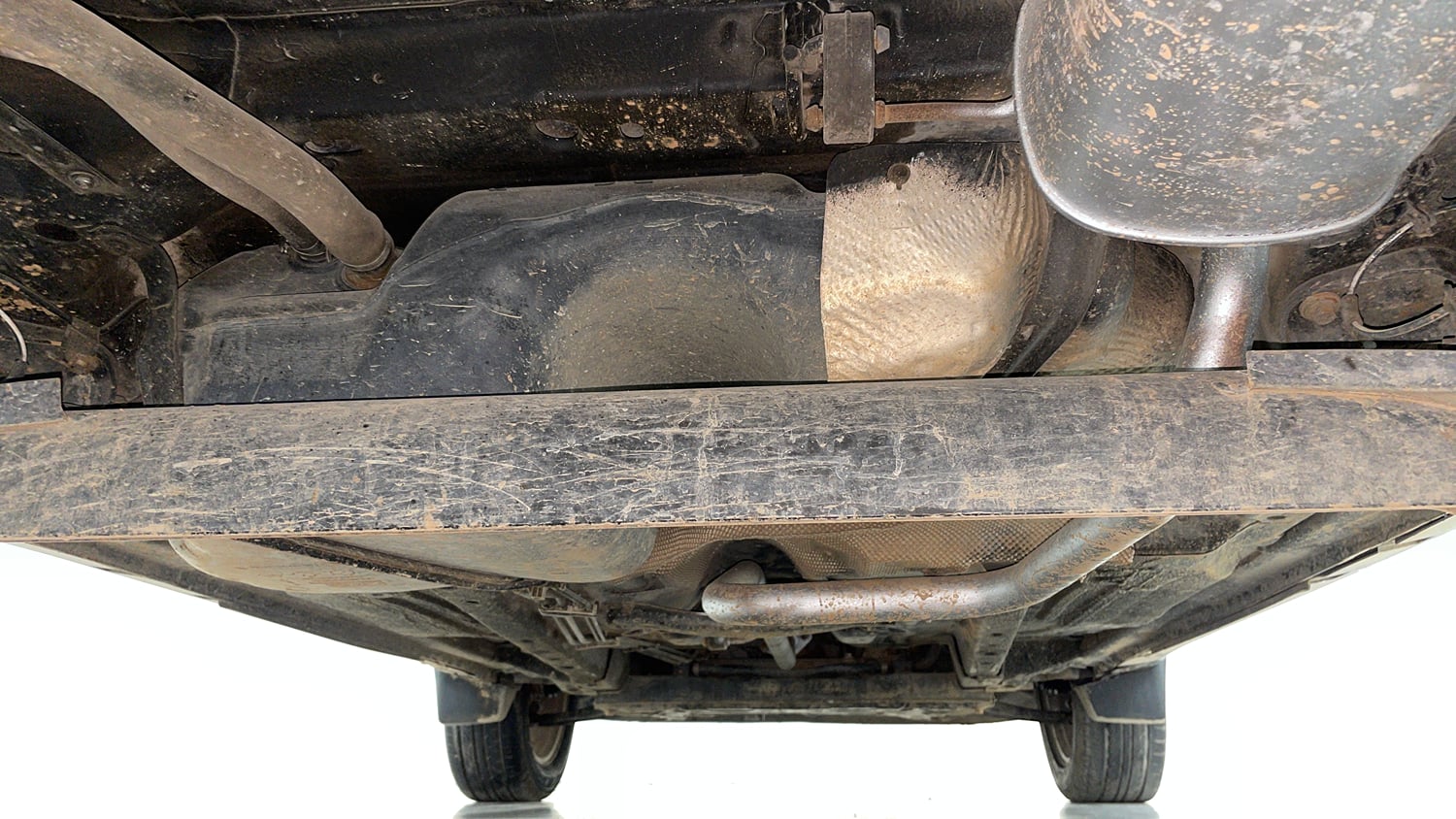 Used 2014 Ford EcoSport Titanium 1.5 TDCi Diesel Manual extra REAR UNDERBODY VIEW (TAKEN FROM REAR)