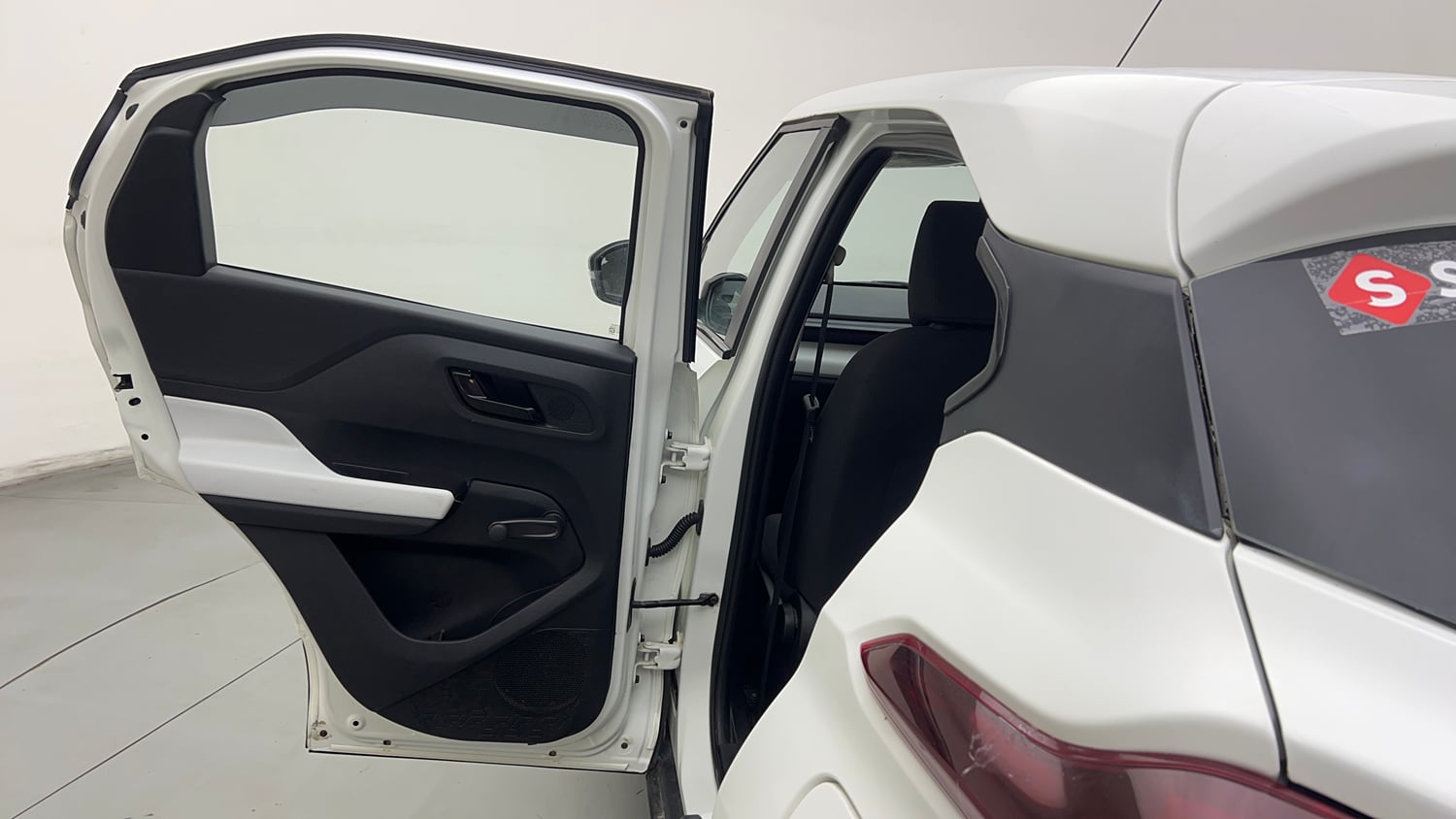 Used 2023 Tata Punch Pure MT Petrol Manual interior LEFT REAR DOOR OPEN VIEW