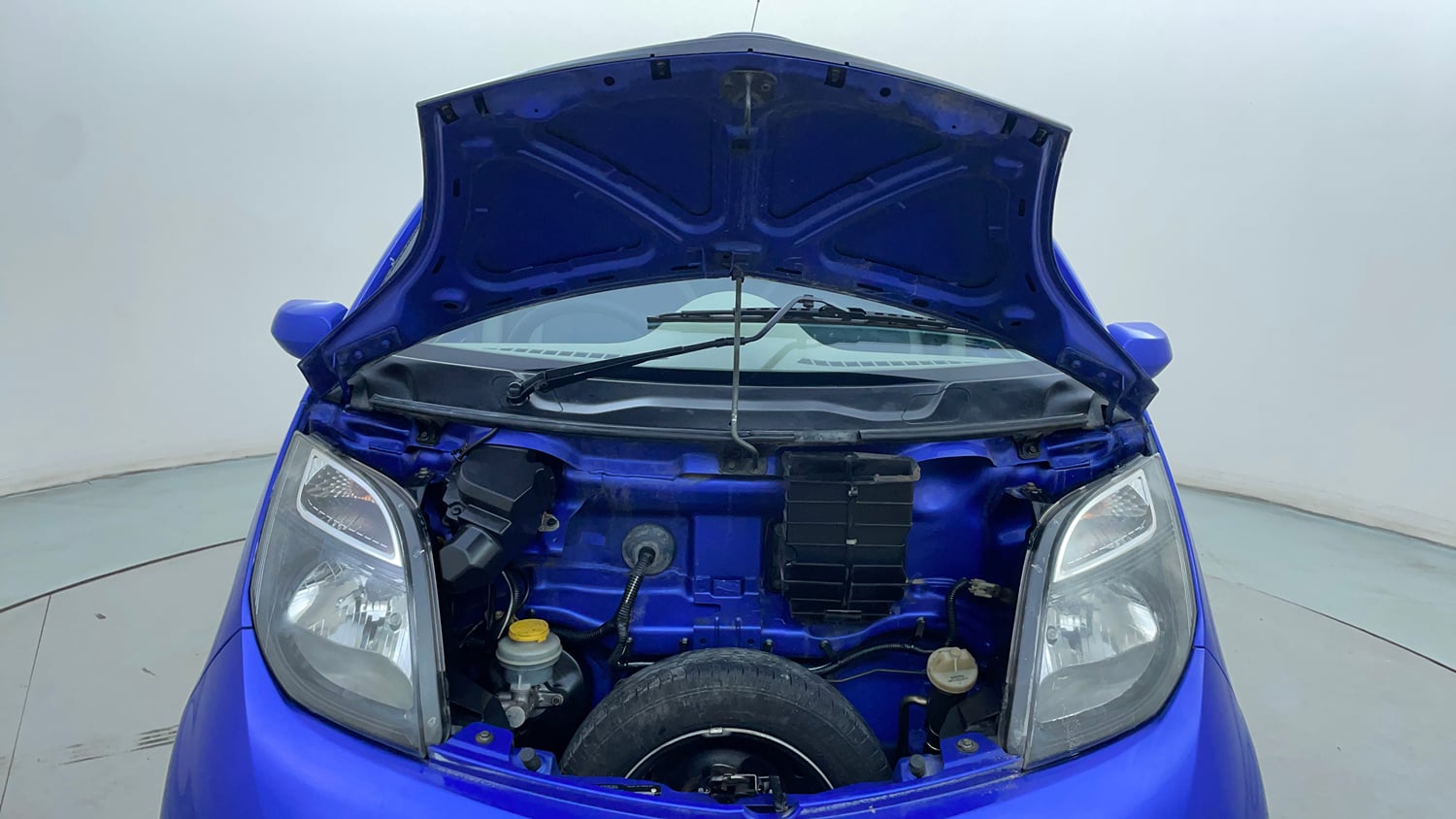 Used 2016 Tata Nano Twist XTA Petrol Automatic engine ENGINE & BONNET OPEN FRONT VIEW