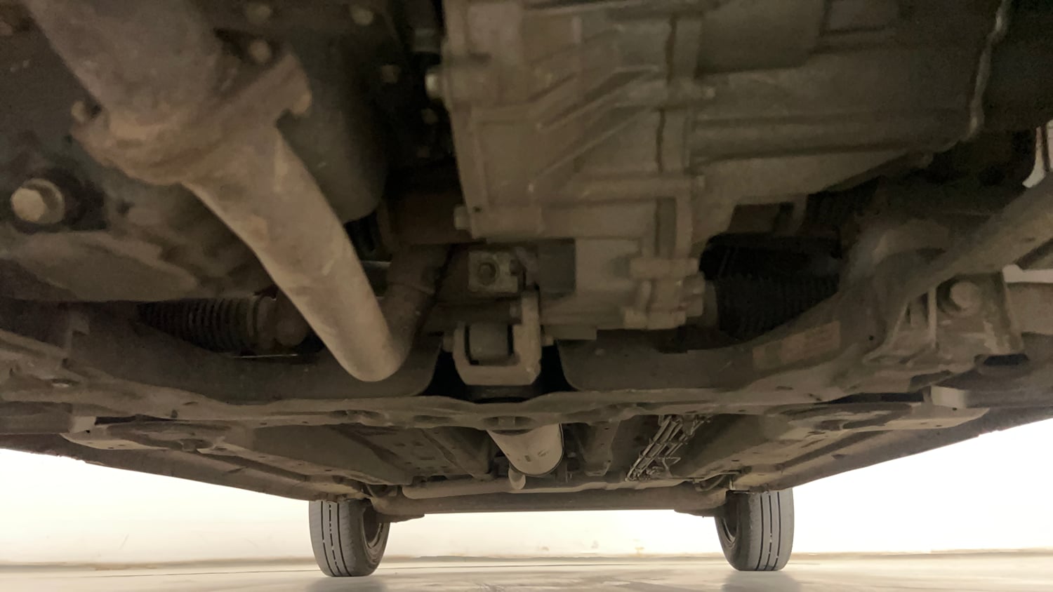 Used 2025 Tata Punch Adventure Plus iCNG Cng Manual extra FRONT LEFT UNDERBODY VIEW