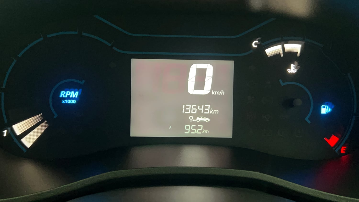Used 2021 Renault Kwid CLIMBER 1.0 Opt Petrol Manual interior CLUSTERMETER VIEW