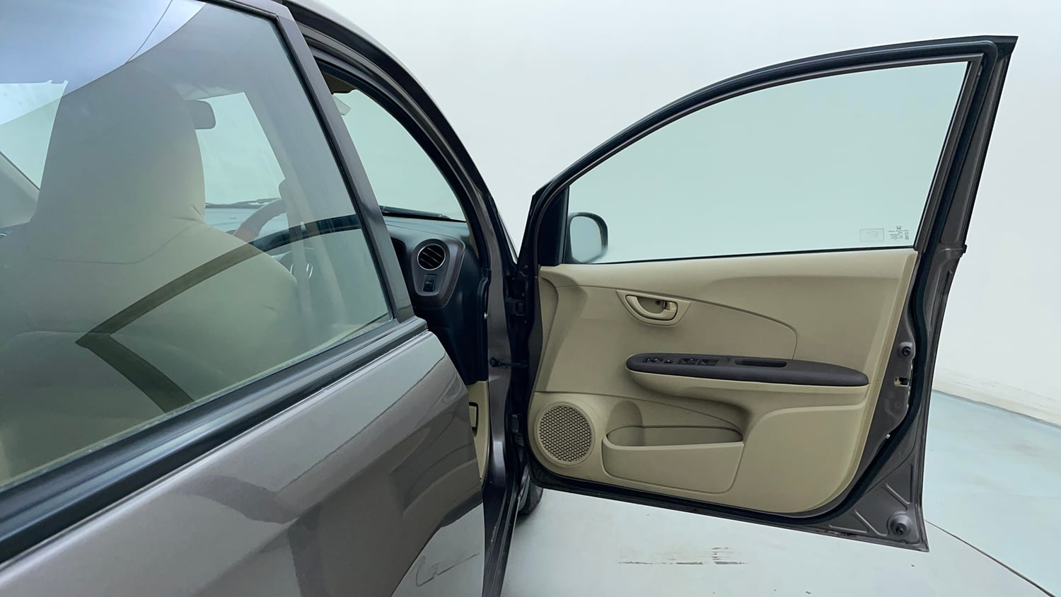 Used 2013 Honda Amaze 1.5 S i-DTEC Diesel Manual interior RIGHT FRONT DOOR OPEN VIEW