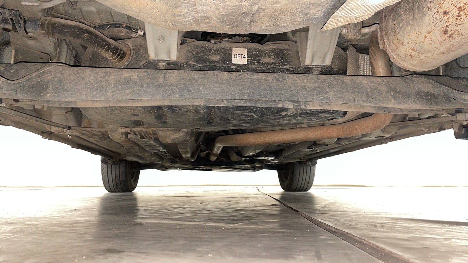 Used 2022 Hyundai Venue SX 1.5 CRDi Diesel Manual extra REAR UNDERBODY VIEW (TAKEN FROM REAR)