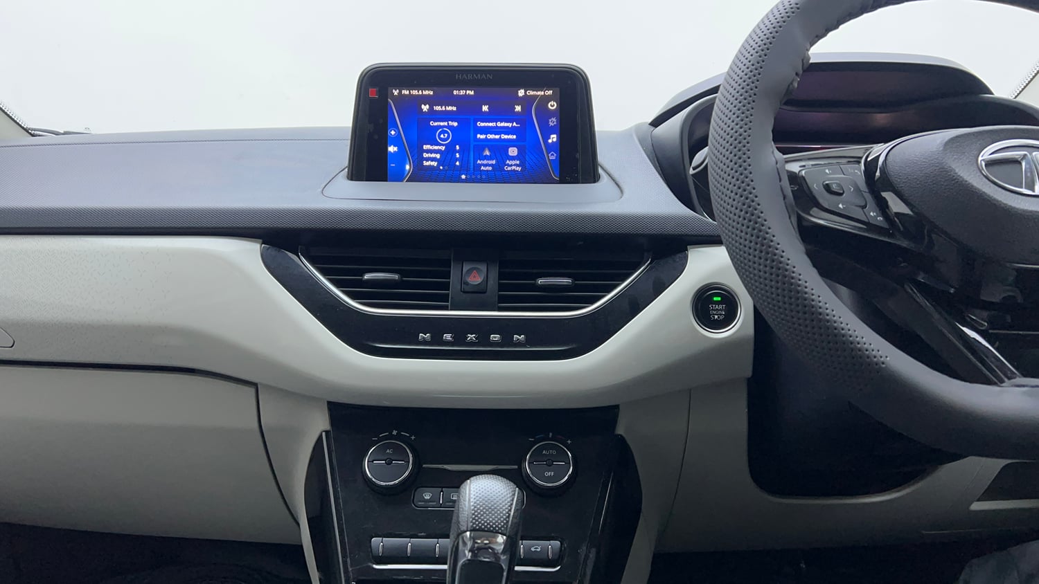 Used 2021 Tata Nexon XZA Plus Diesel Diesel Automatic interior MUSIC SYSTEM & AC CONTROL VIEW