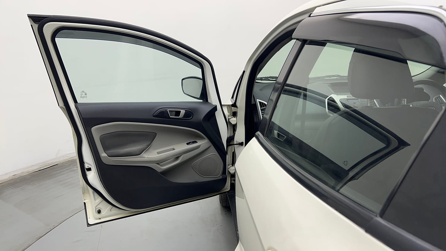 Used 2016 Ford EcoSport Trend 1.5L Ti-VCT Petrol Manual interior LEFT FRONT DOOR OPEN VIEW